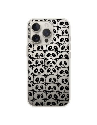 Coque iPhone 16 Pro Panda Par Milliers Transparente - Nico