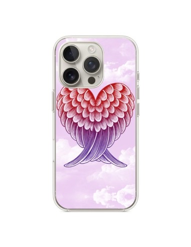 Coque iPhone 16 Pro Ailes d'ange Amour - Rachel Caldwell