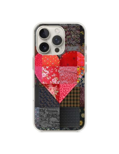 Coque iPhone 16 Pro Coeur Heart Patch - Rachel Caldwell