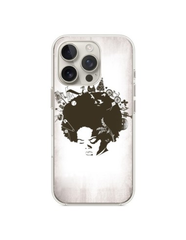 Coque iPhone 16 Pro Childhood Garden Afro - Rachel Caldwell