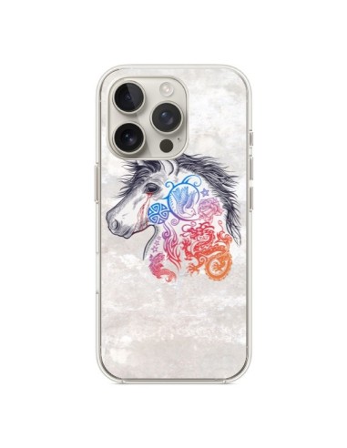 Coque iPhone 16 Pro Licorne Muticolore - Rachel Caldwell