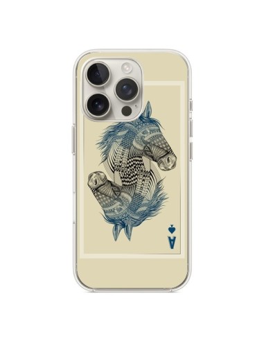 Coque iPhone 16 Pro Cheval Carte Jeu Horse As - Rachel Caldwell