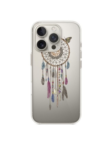 Coque iPhone 16 Pro Attrape-rêves Lakota Transparente - Rachel Caldwell