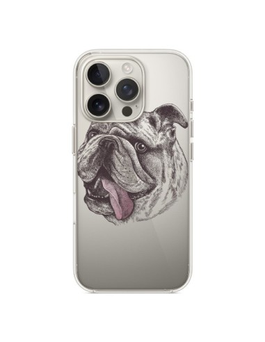 Coque iPhone 16 Pro Chien Bulldog Dog Transparente - Rachel Caldwell