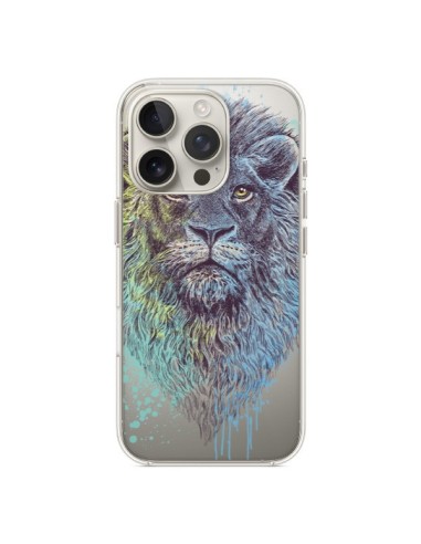 Coque iPhone 16 Pro Roi Lion King Transparente - Rachel Caldwell