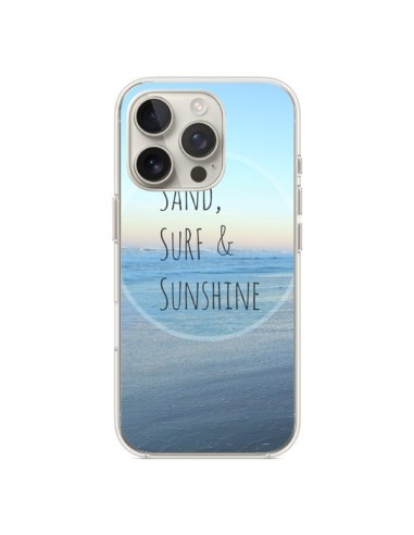 Coque iPhone 16 Pro Sand, Surf and Sunshine - R Delean