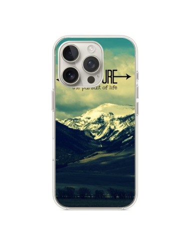 Cover iPhone 16 Pro Adventure the pursuit of life Montagnes Ski Paesaggio - R Delean