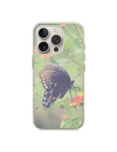 Coque iPhone 16 Pro Papillon Butterfly - R Delean