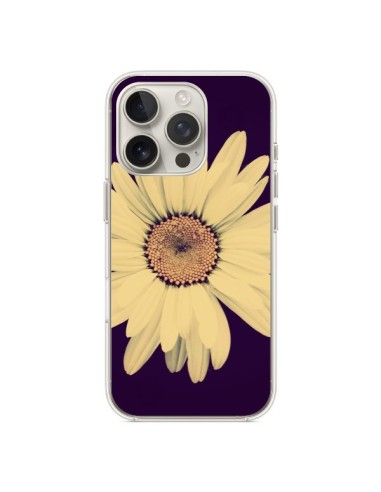 Coque iPhone 16 Pro Marguerite Fleur Flower - R Delean