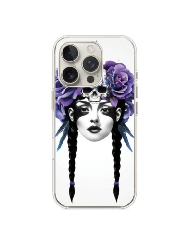 Coque iPhone 16 Pro Fille Fleurs Warrior - Ruben Ireland