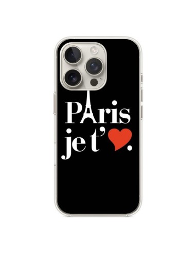 Coque iPhone 16 Pro Paris je t'aime - Rex Lambo