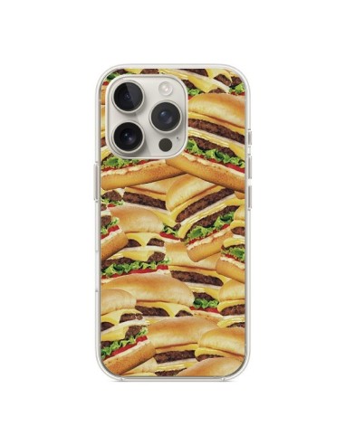 Coque iPhone 16 Pro Burger Hamburger Cheeseburger - Rex Lambo