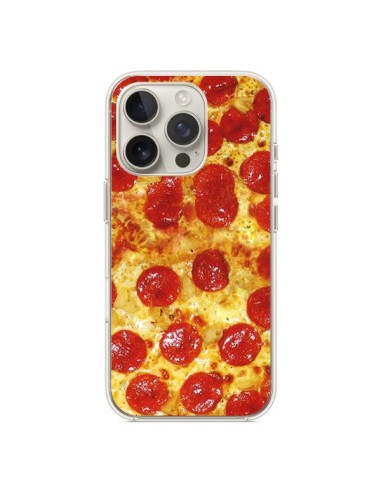 Coque iPhone 16 Pro Pizza Pepperoni - Rex Lambo