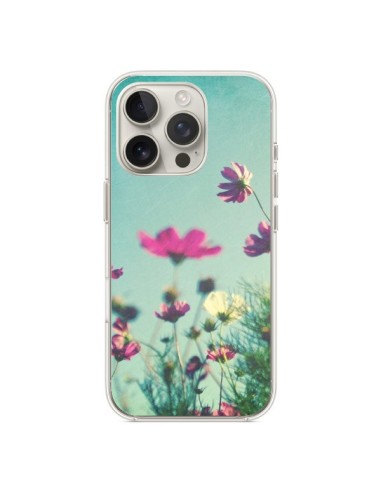 Coque iPhone 16 Pro Fleurs Reach for the Sky - Sylvia Cook