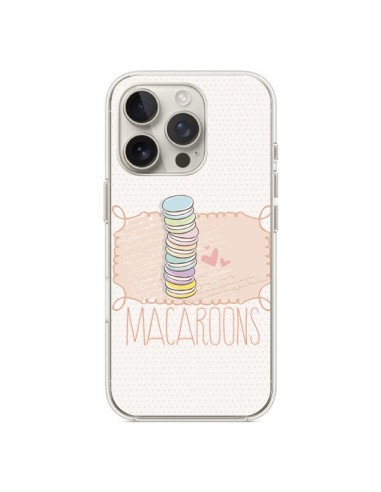 Coque iPhone 16 Pro Macaron Gateau - Sara Eshak