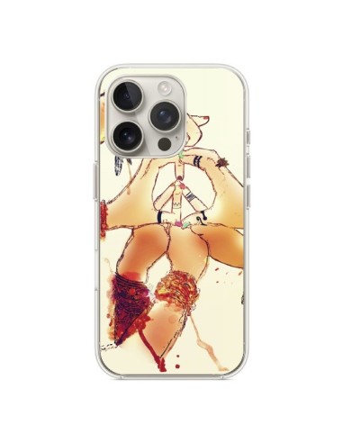 Coque iPhone 16 Pro Peace and Love - Sara Eshak