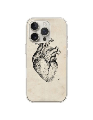 Coque iPhone 16 Pro Coeur Vintage - Tipsy Eyes