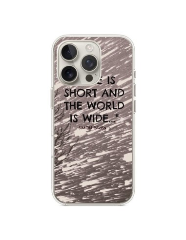 Coque iPhone 16 Pro Life is short Foret - Tara Yarte