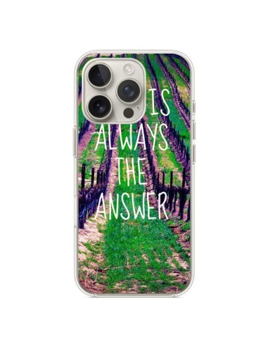 Coque iPhone 16 Pro Wine is always the answer Vin - Tara Yarte