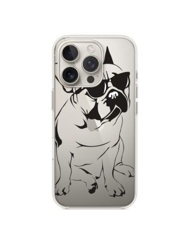 Coque iPhone 16 Pro Chien Bulldog Dog Transparente - Yohan B.