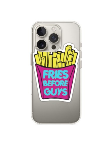 Coque iPhone 16 Pro Fries Before Guys Transparente - Yohan B.