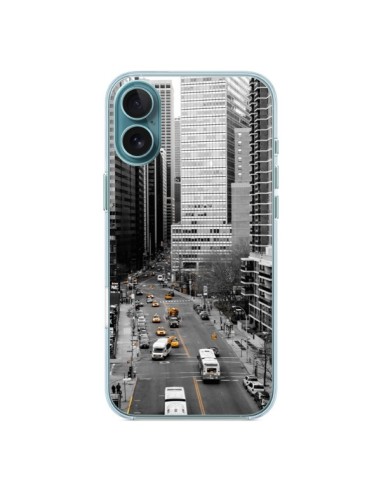 Coque iPhone 16 Plus New York Noir et Blanc - Anaëlle François