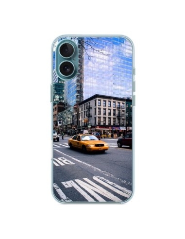 Coque iPhone 16 Plus New York Taxi - Anaëlle François