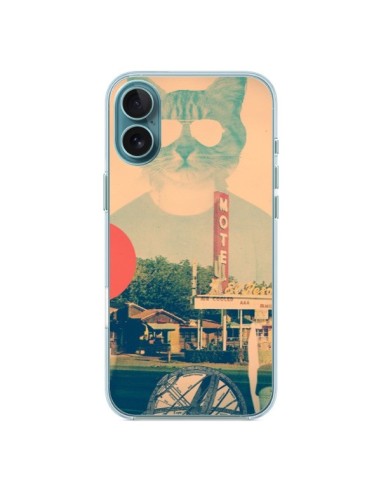 Coque iPhone 16 Plus Chat Fashion The Cat - Ali Gulec