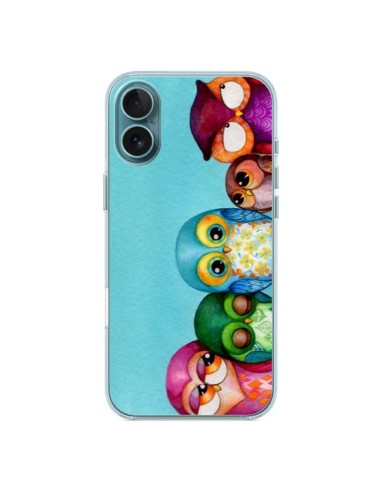 Coque iPhone 16 Plus Famille Chouettes - Annya Kai