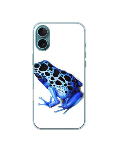 Coque iPhone 16 Plus Grenouille Bleue - Annya Kai