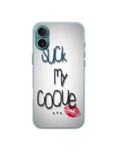 Coque iPhone 16 Plus Suck my Coque iPhone 6 et 6S Lips Bouche Lèvres - Bertrand Carriere