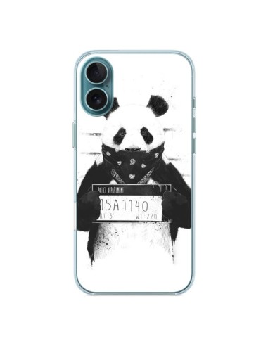 Cover iPhone 16 Plus Panda Cattivo Prigione - Balazs Solti