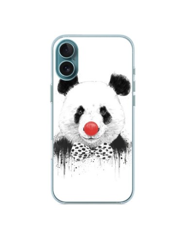 Coque iPhone 16 Plus Clown Panda - Balazs Solti