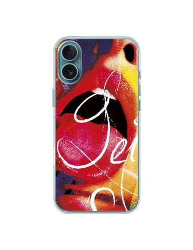 Coque iPhone 16 Plus Get Bouche Sexy - Brozart