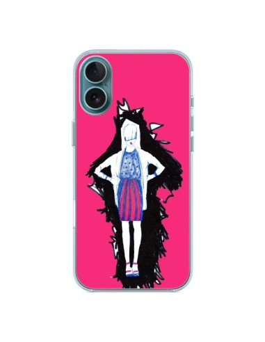 Coque iPhone 16 Plus Lola Femme Fashion Mode Rose - Cécile