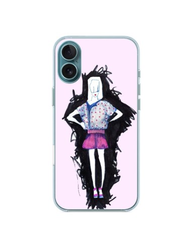 Coque iPhone 16 Plus Valentine Femme Fashion Mode Rose Clair - Cécile