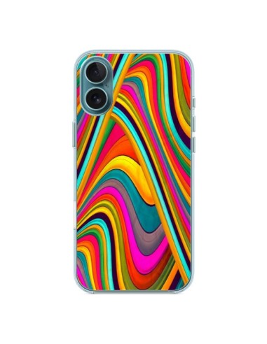 Coque iPhone 16 Plus Acid Vagues - Danny Ivan