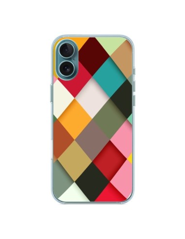 Coque iPhone 16 Plus Colorful Mosaique - Danny Ivan