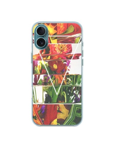 Coque iPhone 16 Plus Facke Flowers Fleurs - Danny Ivan