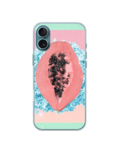 Coque iPhone 16 Plus Papaya Rocks Fruit - Danny Ivan