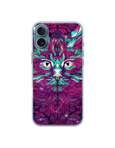 Coque iPhone 16 Plus Space Cat Chat espace - Danny Ivan