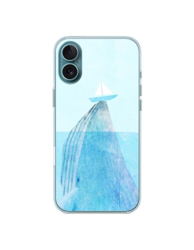 Coque iPhone 16 Plus Baleine Whale Bateau Mer - Eric Fan