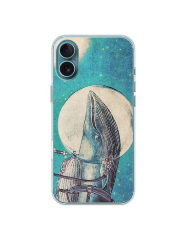 Coque iPhone 16 Plus Baleine Whale Voyage Journey - Eric Fan