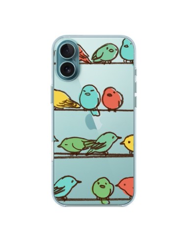 Coque iPhone 16 Plus Oiseaux Birds Transparente - Eric Fan