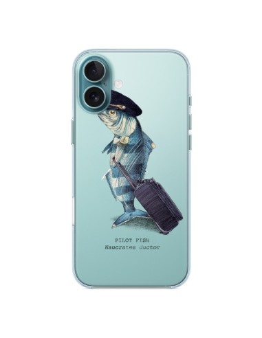 iPhone 16 Plus Case The Pilot Fish Clear - Eric Fan