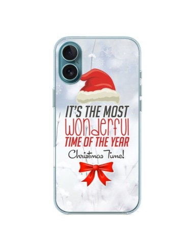 Coque iPhone 16 Plus Joyeux Noël - Eleaxart