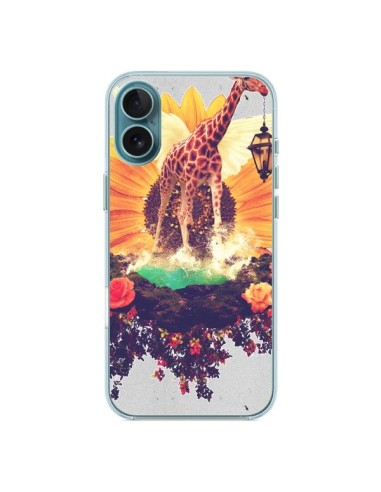 Coque iPhone 16 Plus Girafflower Girafe - Eleaxart