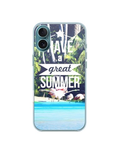 Coque iPhone 16 Plus Have a Great Summer Eté - Eleaxart