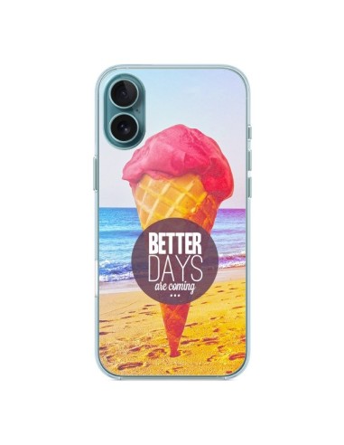 Coque iPhone 16 Plus Glace Ice Cream _té - Eleaxart