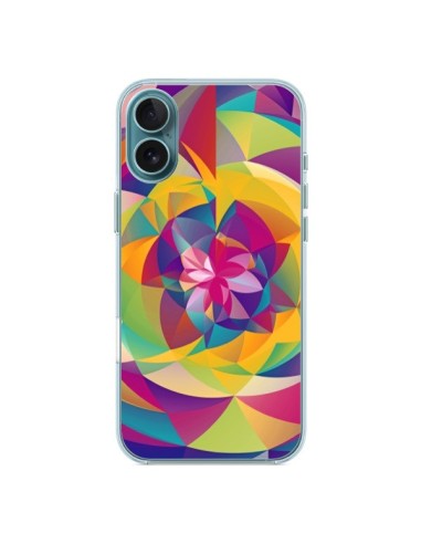 Coque iPhone 16 Plus Acid Blossom Fleur - Eleaxart